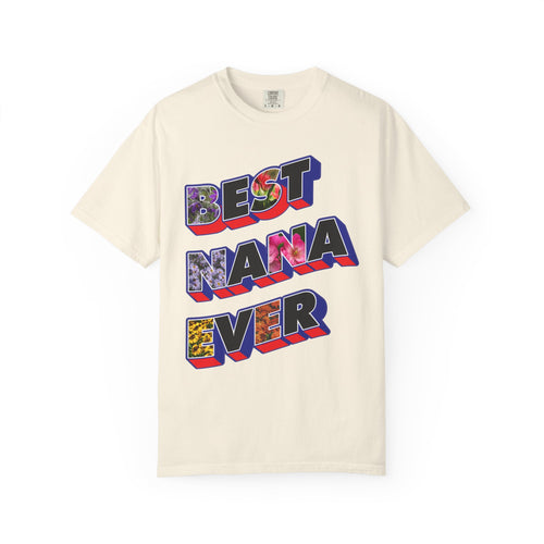 Best Nana Ever Retro Graphic T-Shirt — Colorful Mother's Day Tee