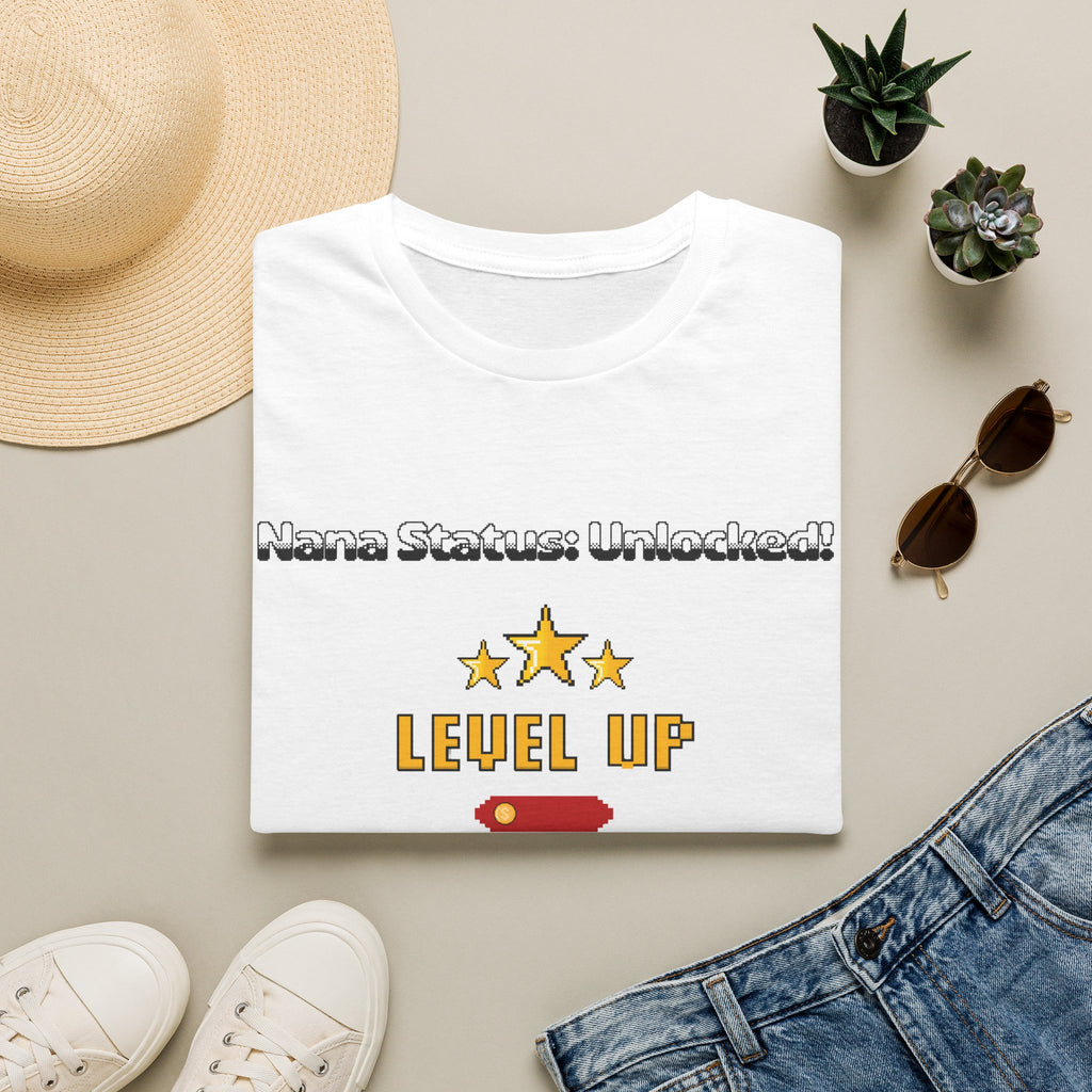 Nana Status Unlocked Level Up T‑Shirt