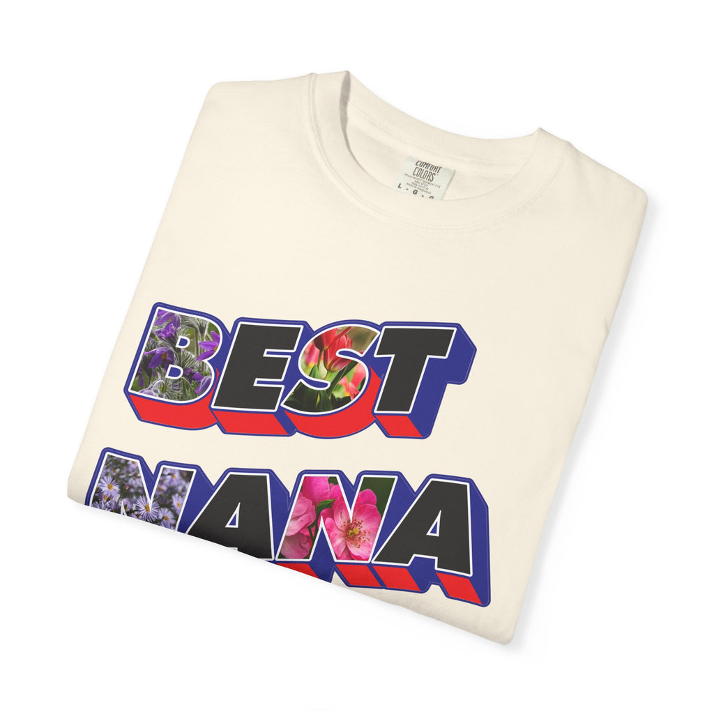 Best Nana Ever Retro Graphic T-Shirt — Colorful Mother's Day Tee