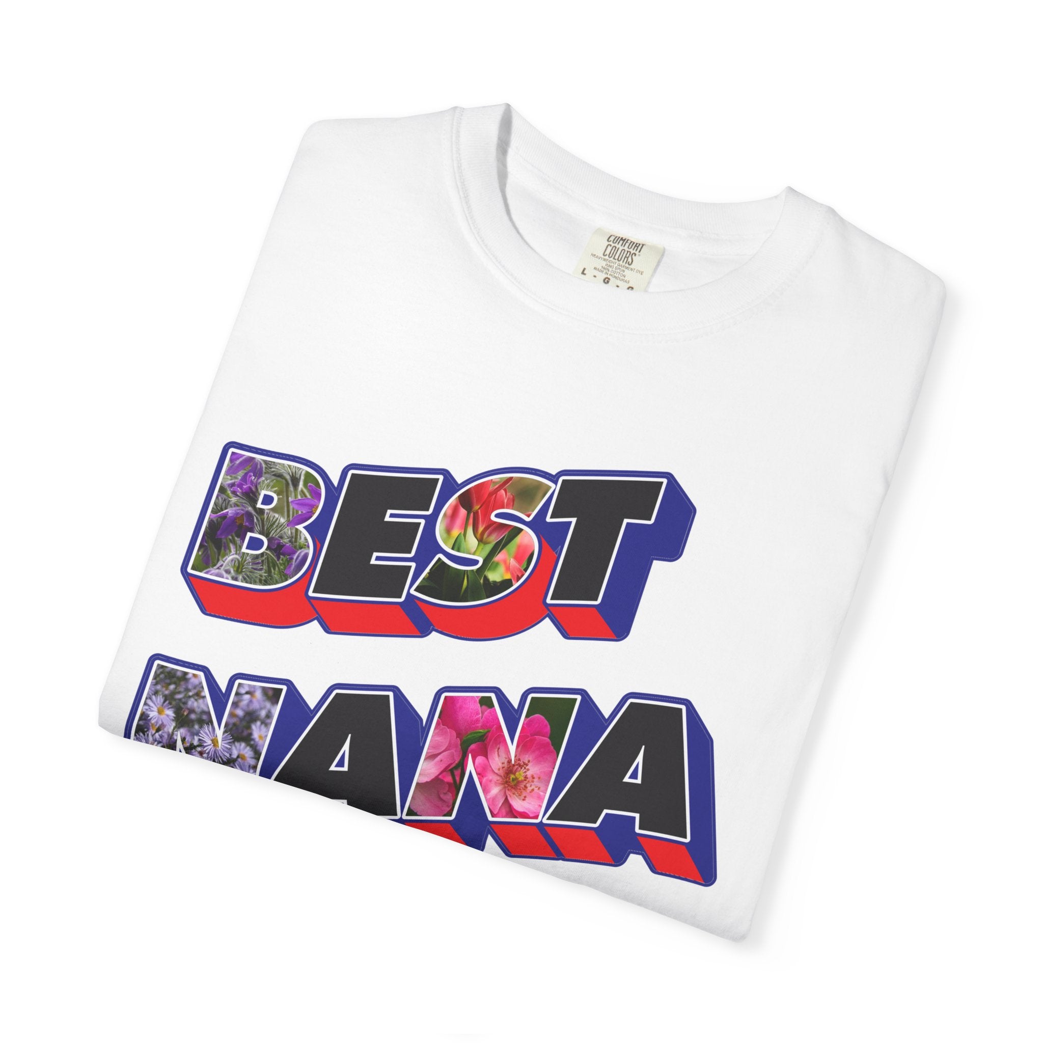 Best Nana Ever Retro Graphic T-Shirt — Colorful Mother's Day Tee
