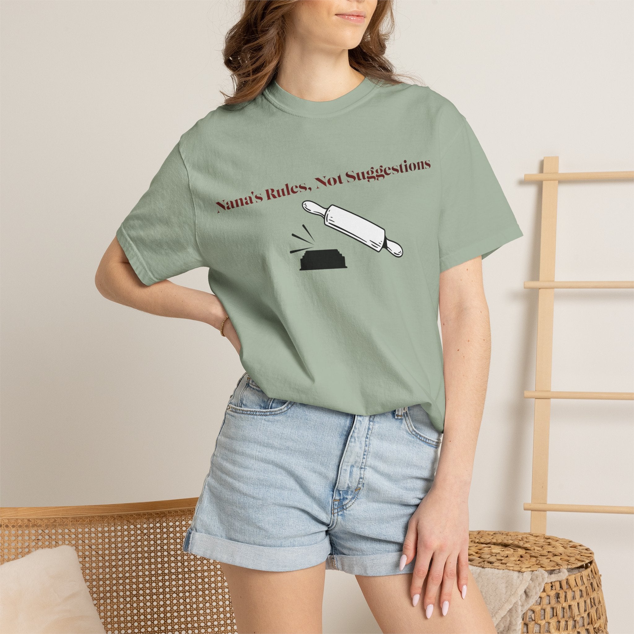Nana's Kitchen Rules T-Shirt — Funny Baking Grandma Tee