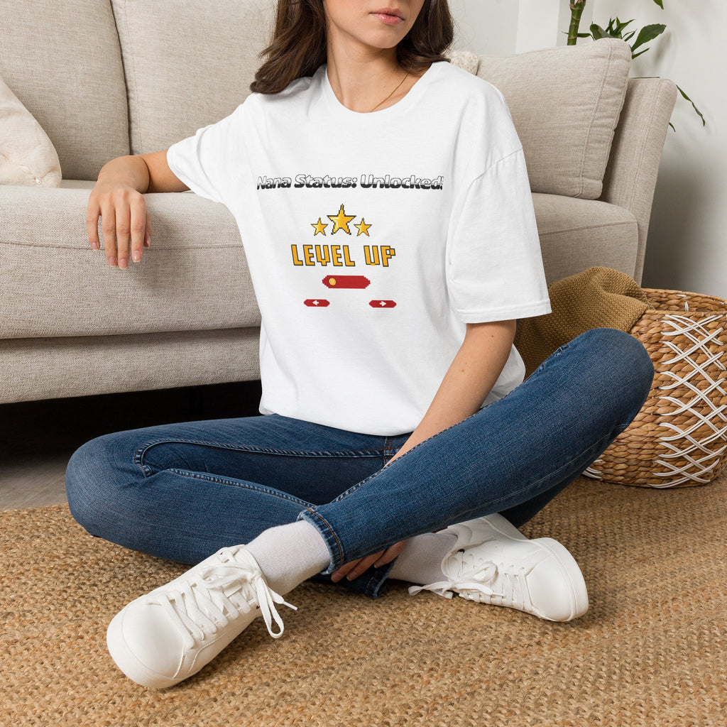 Nana Status Unlocked Level Up T‑Shirt