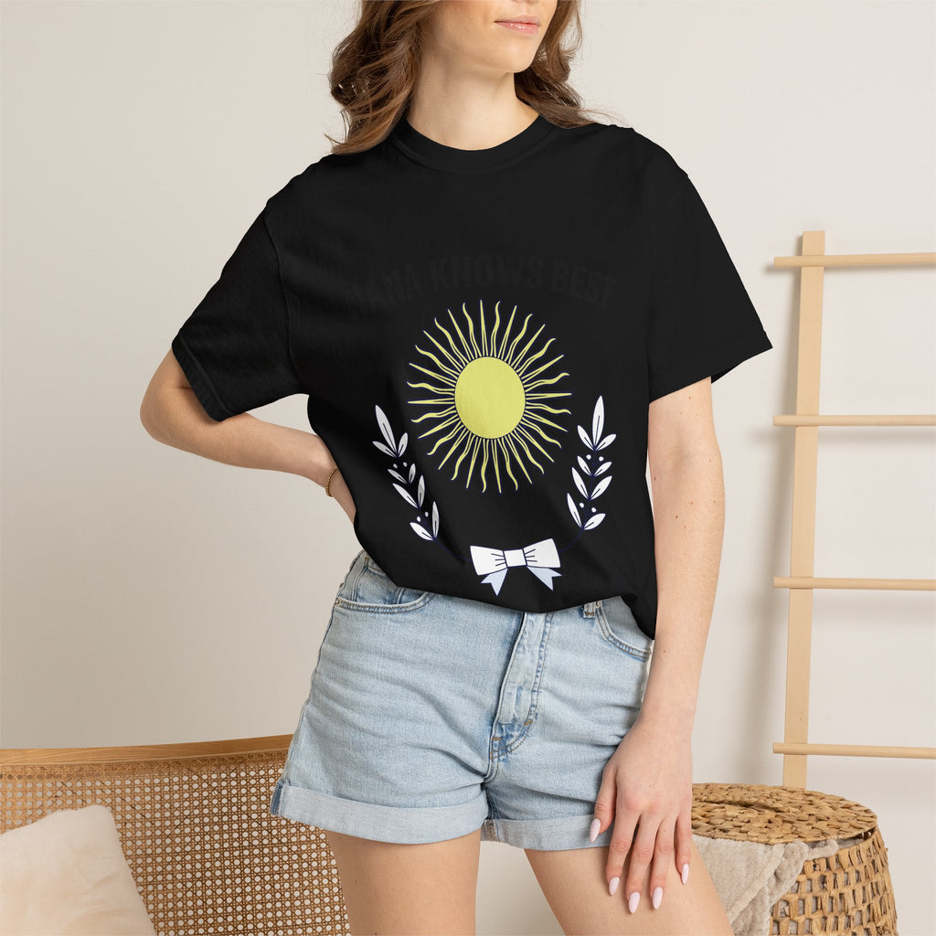 "Nana Knows Best" Sun Graphic T-Shirt