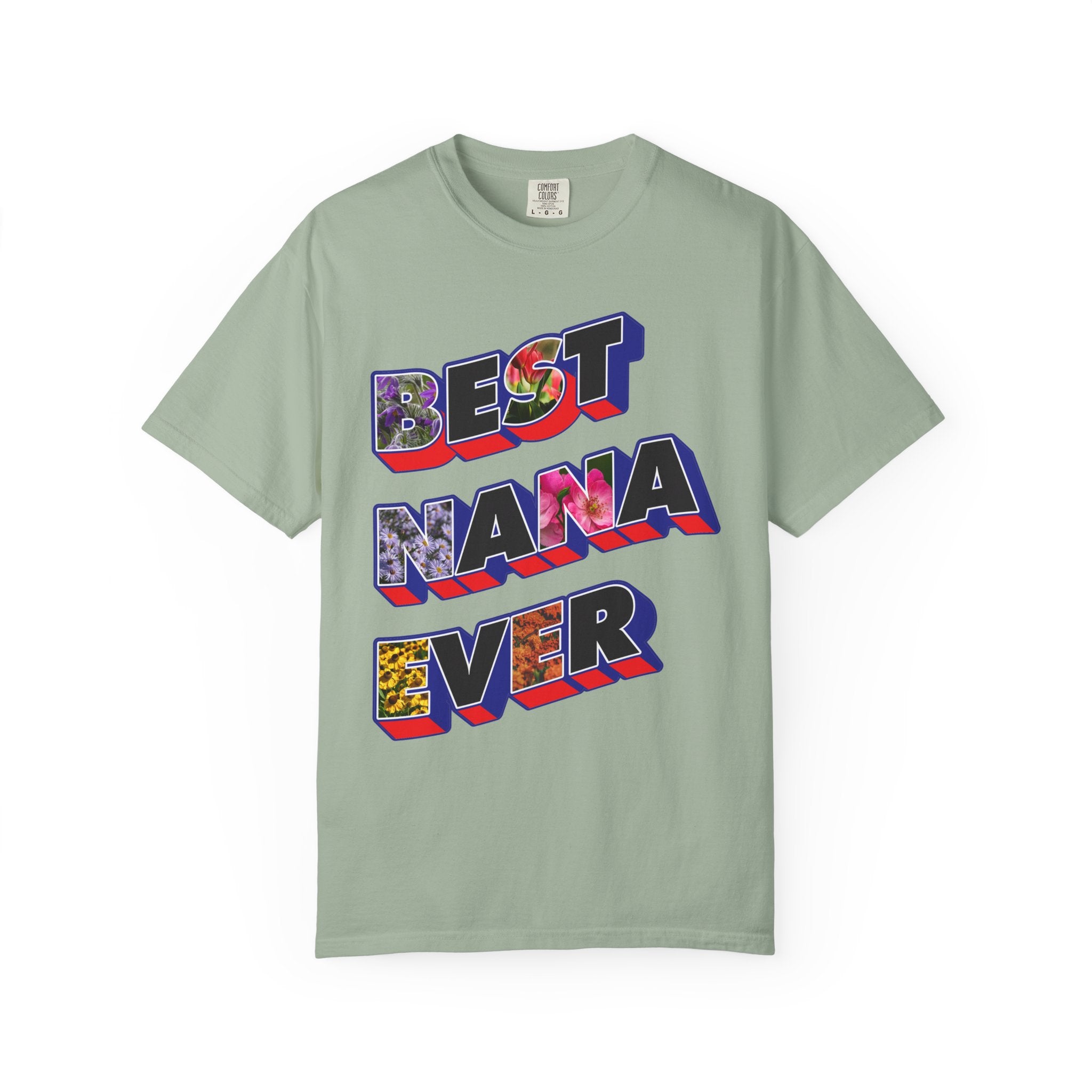 Best Nana Ever Retro Graphic T-Shirt — Colorful Mother's Day Tee