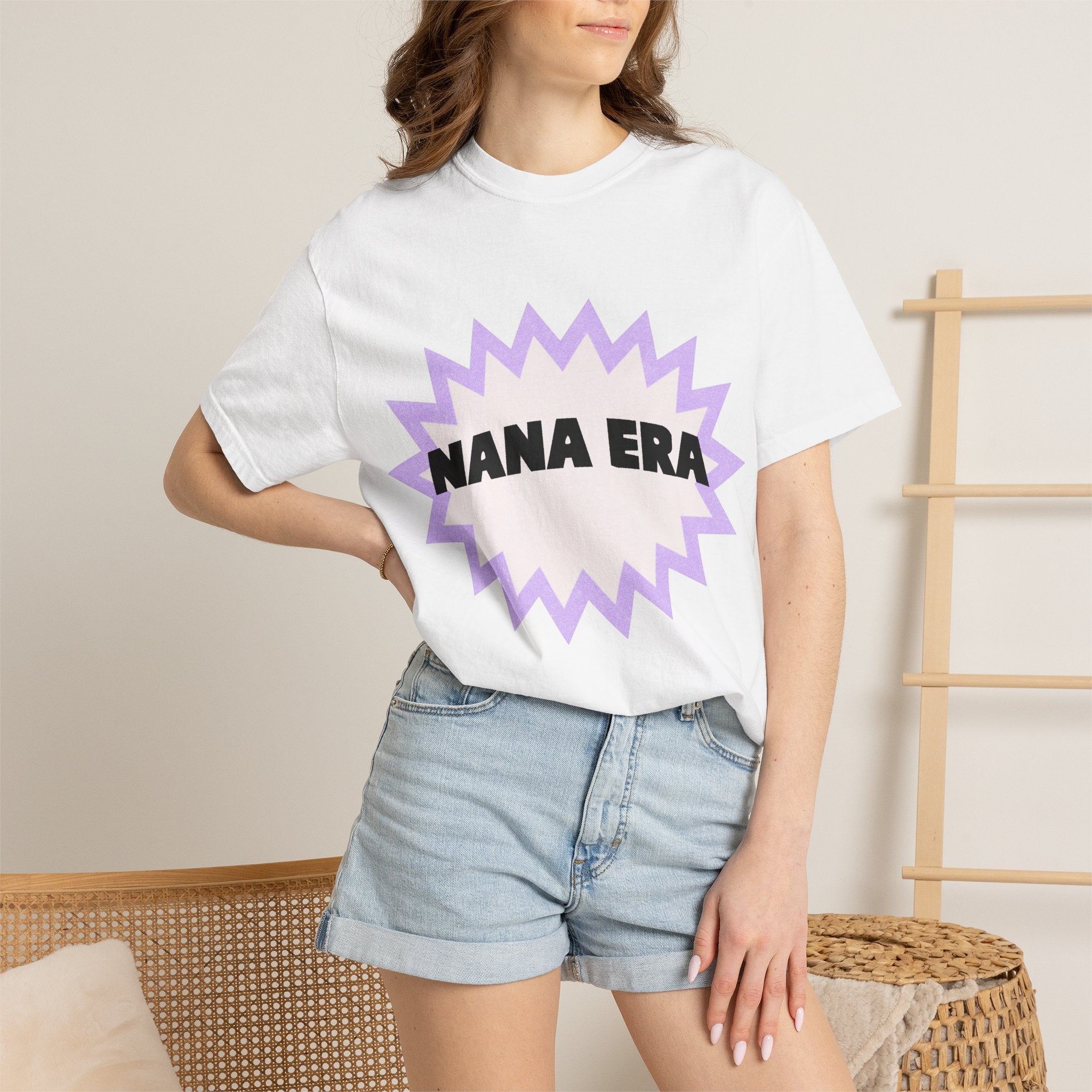 Nana Era Graphic T-Shirt — Retro Burst Grandma Tee
