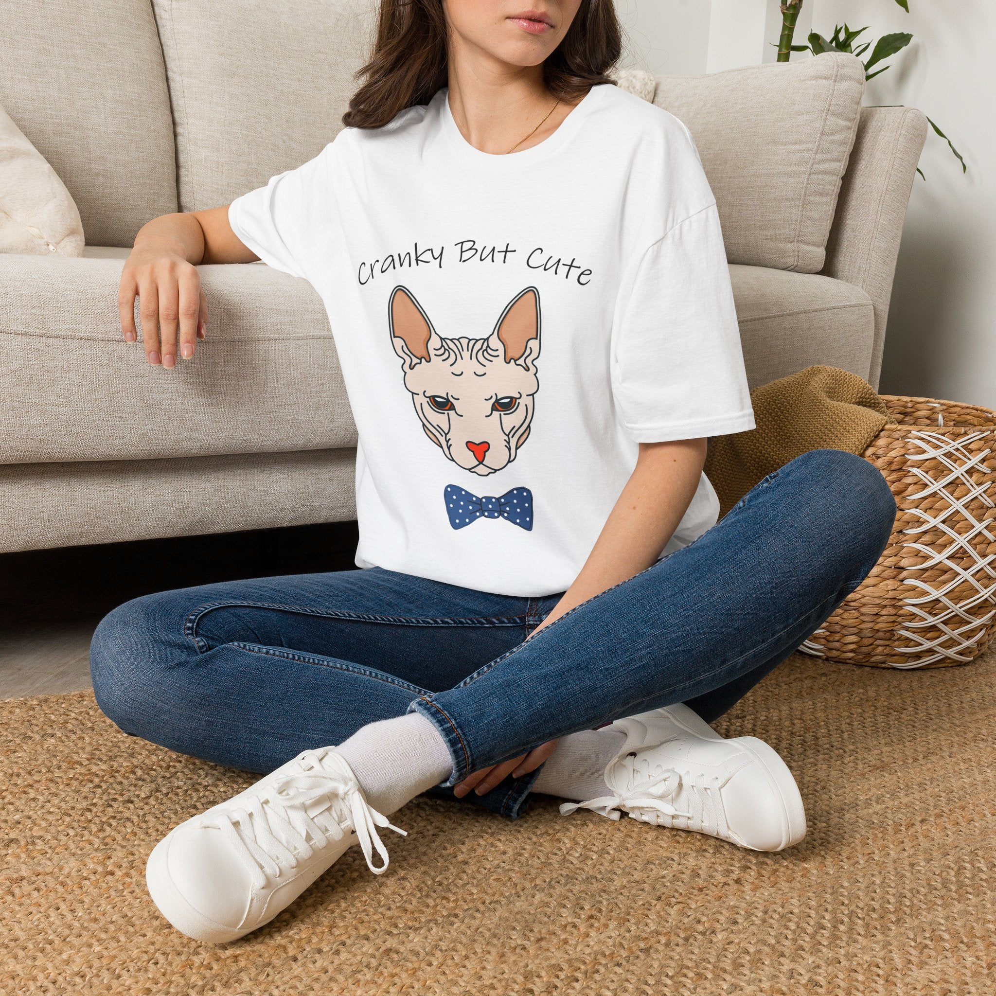 Cranky But Cute Cat Tee