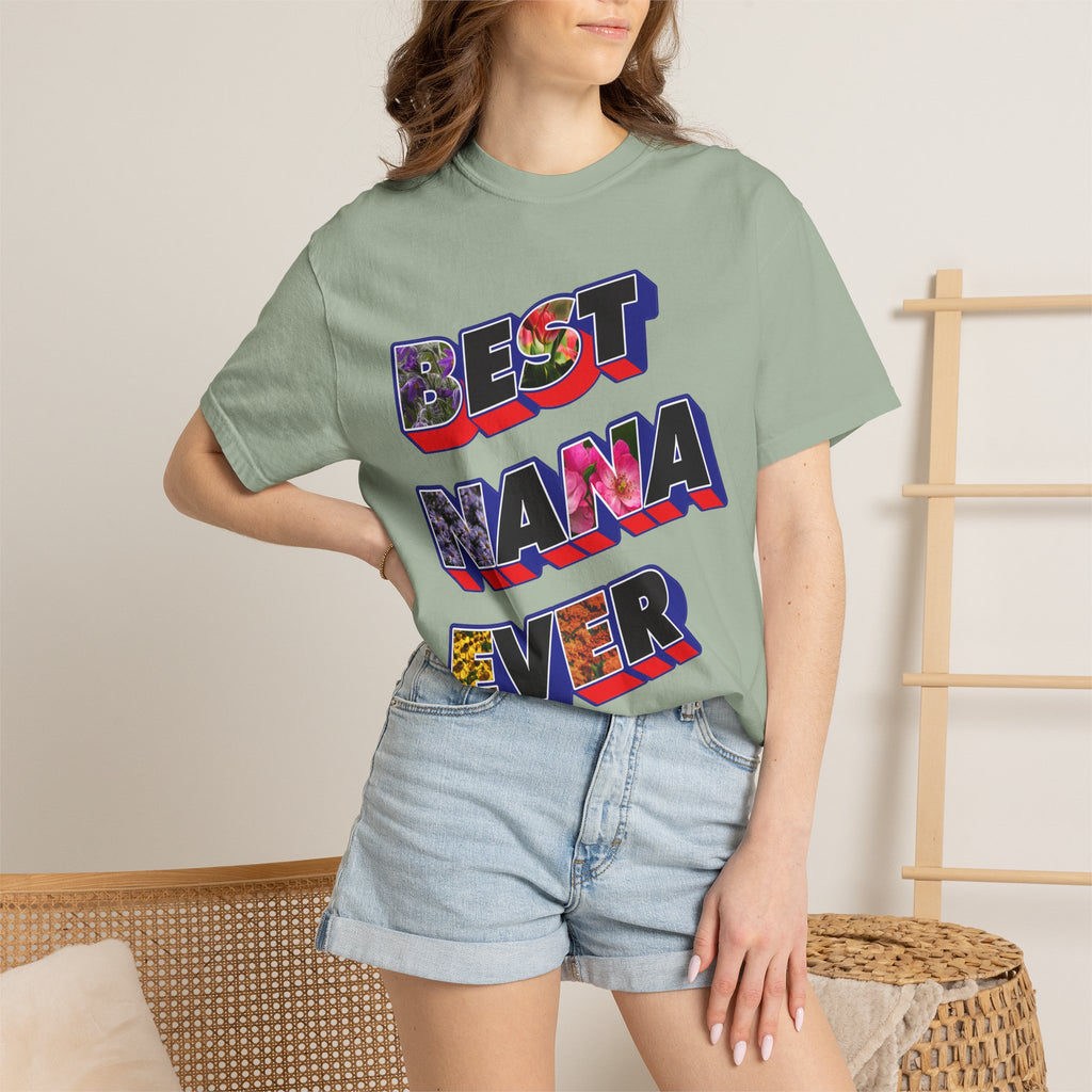 Best Nana Ever Retro Graphic T-Shirt — Colorful Mother's Day Tee