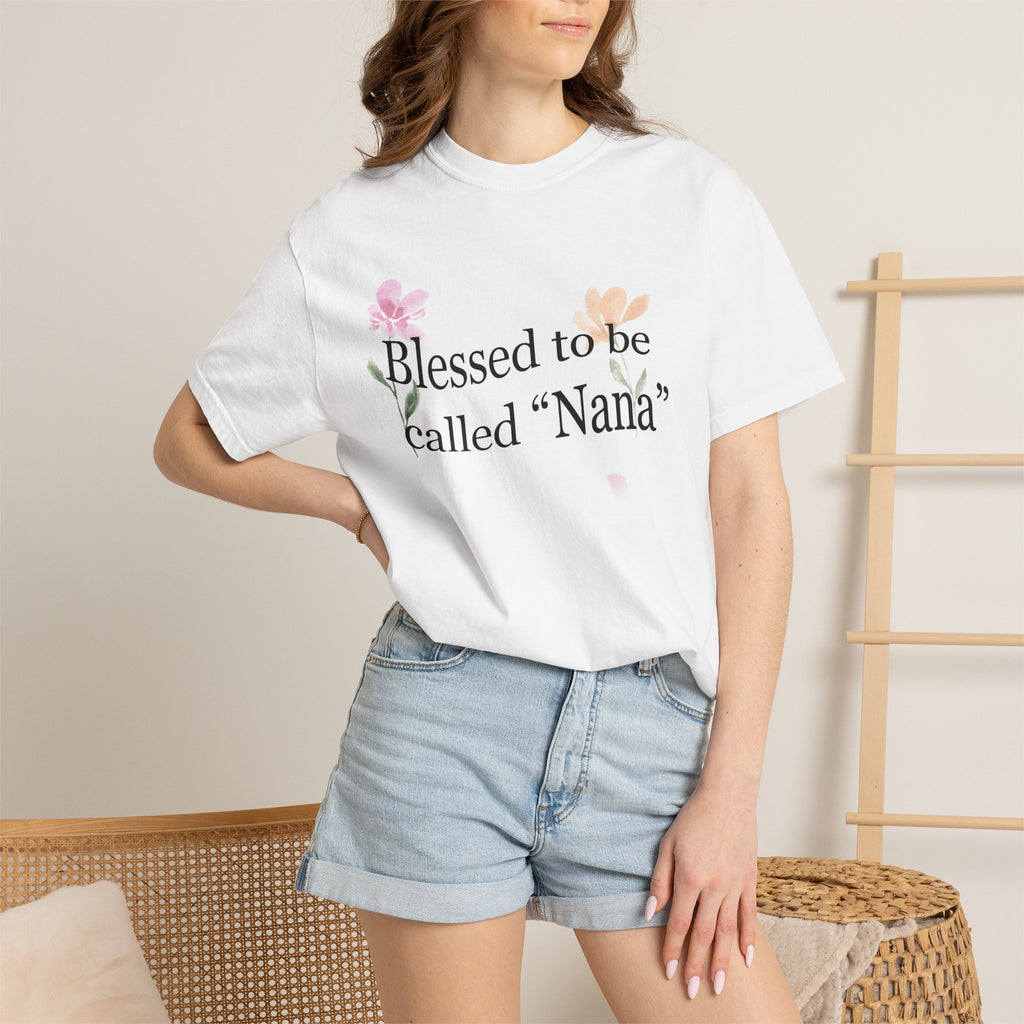 Nana Nectar Garment-Dyed T-Shirt — Soft Everyday Comfort Tee