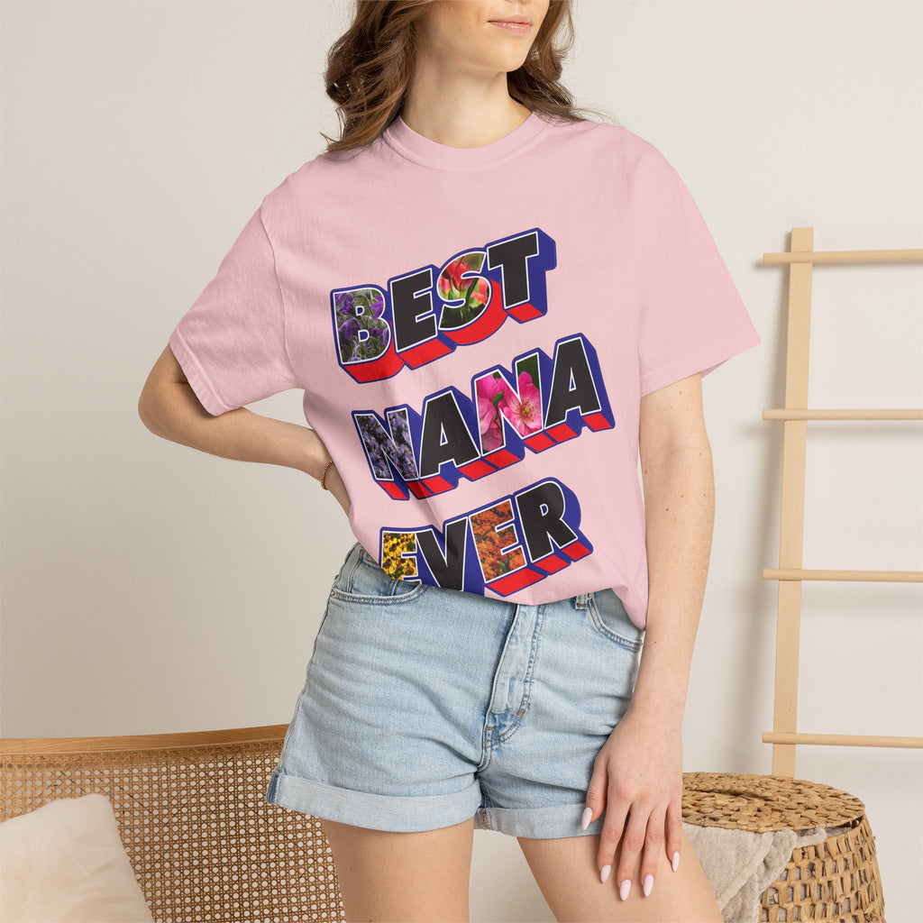 Best Nana Ever Retro Graphic T-Shirt — Colorful Mother's Day Tee