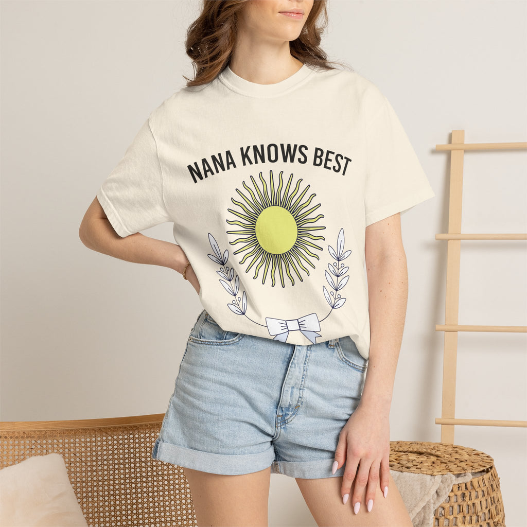 Vintage Sun Nana T-Shirt — Soft Garment-Dyed Grandma Tee