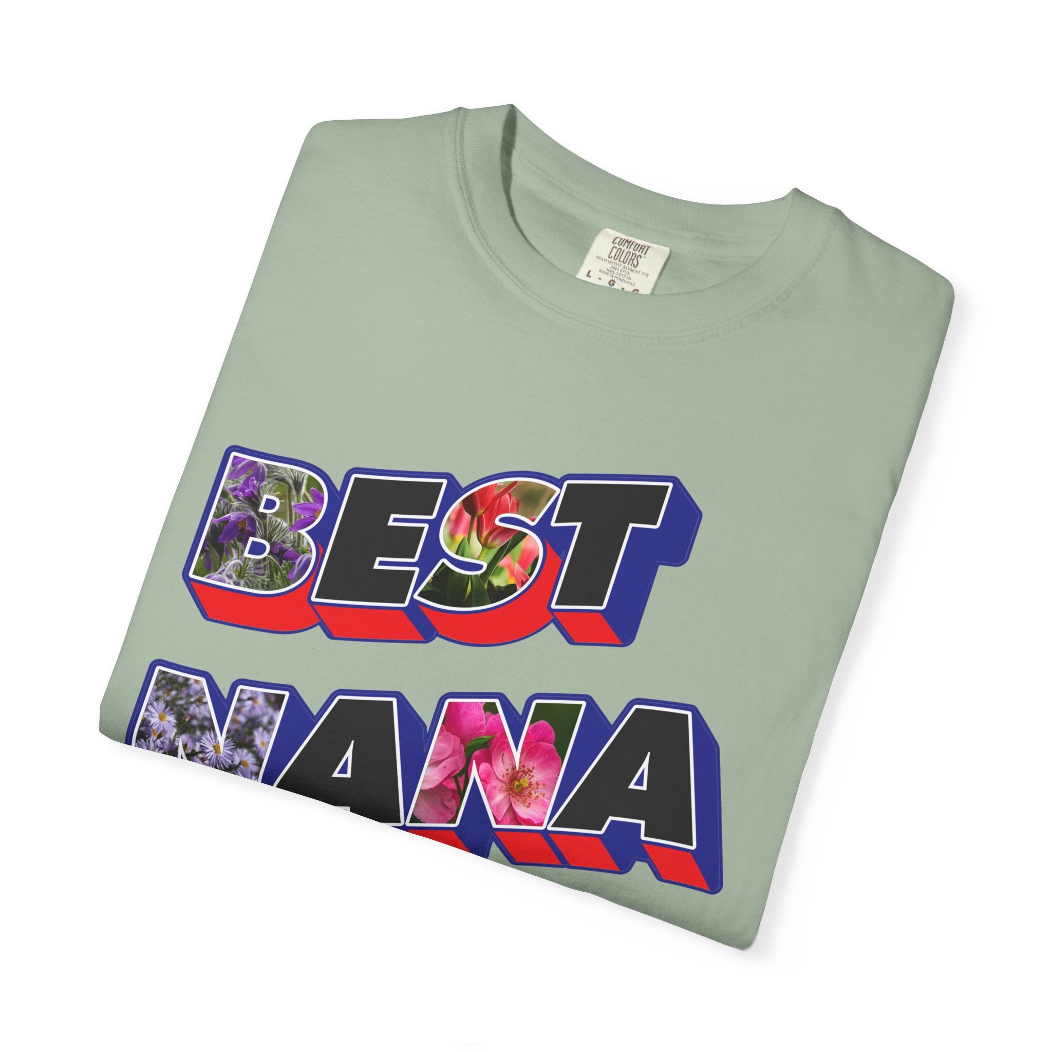 Best Nana Ever Retro Graphic T-Shirt — Colorful Mother's Day Tee