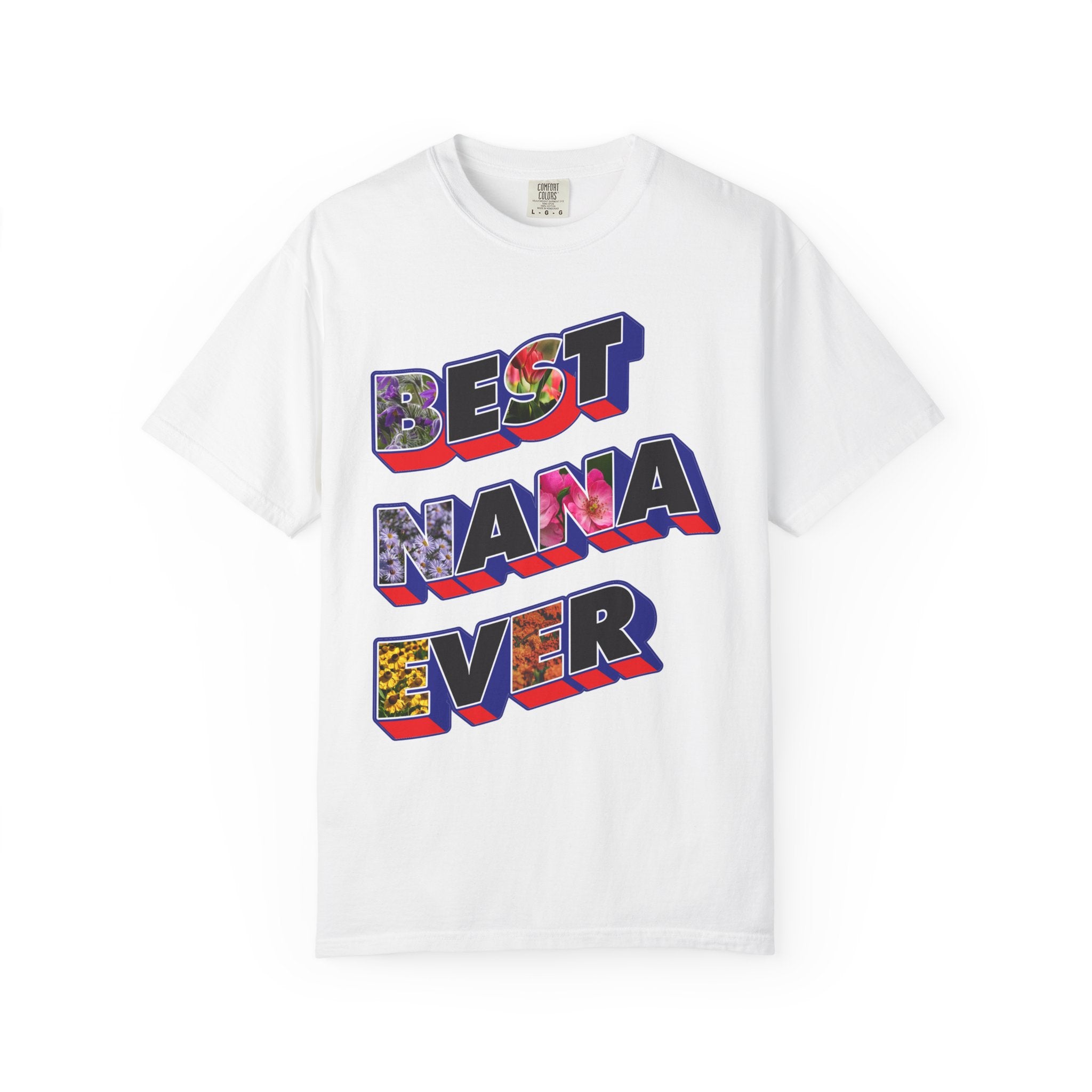 Best Nana Ever Retro Graphic T-Shirt — Colorful Mother's Day Tee