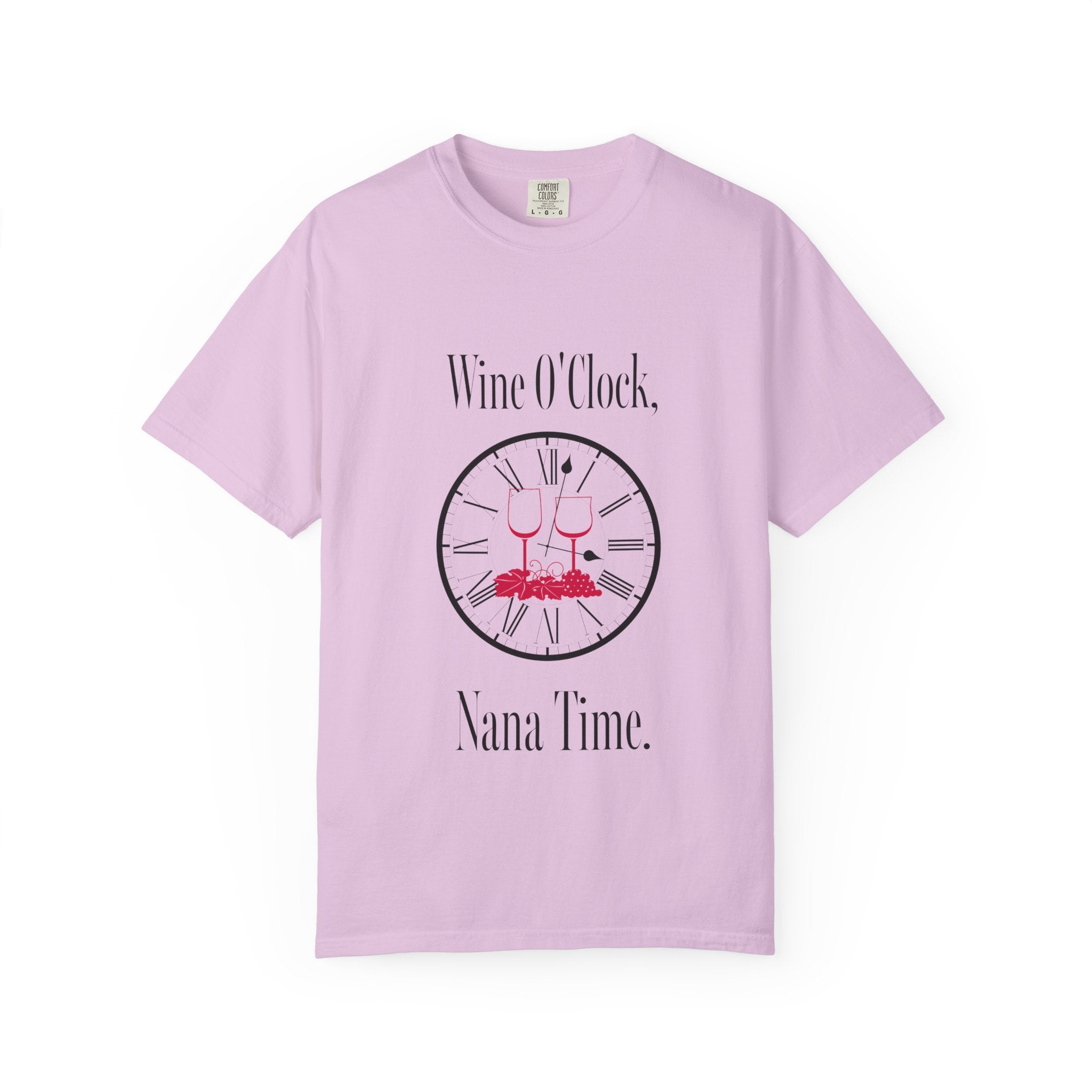 Wine O'Clock Nana T-Shirt — Funny Grandma Wine Tee