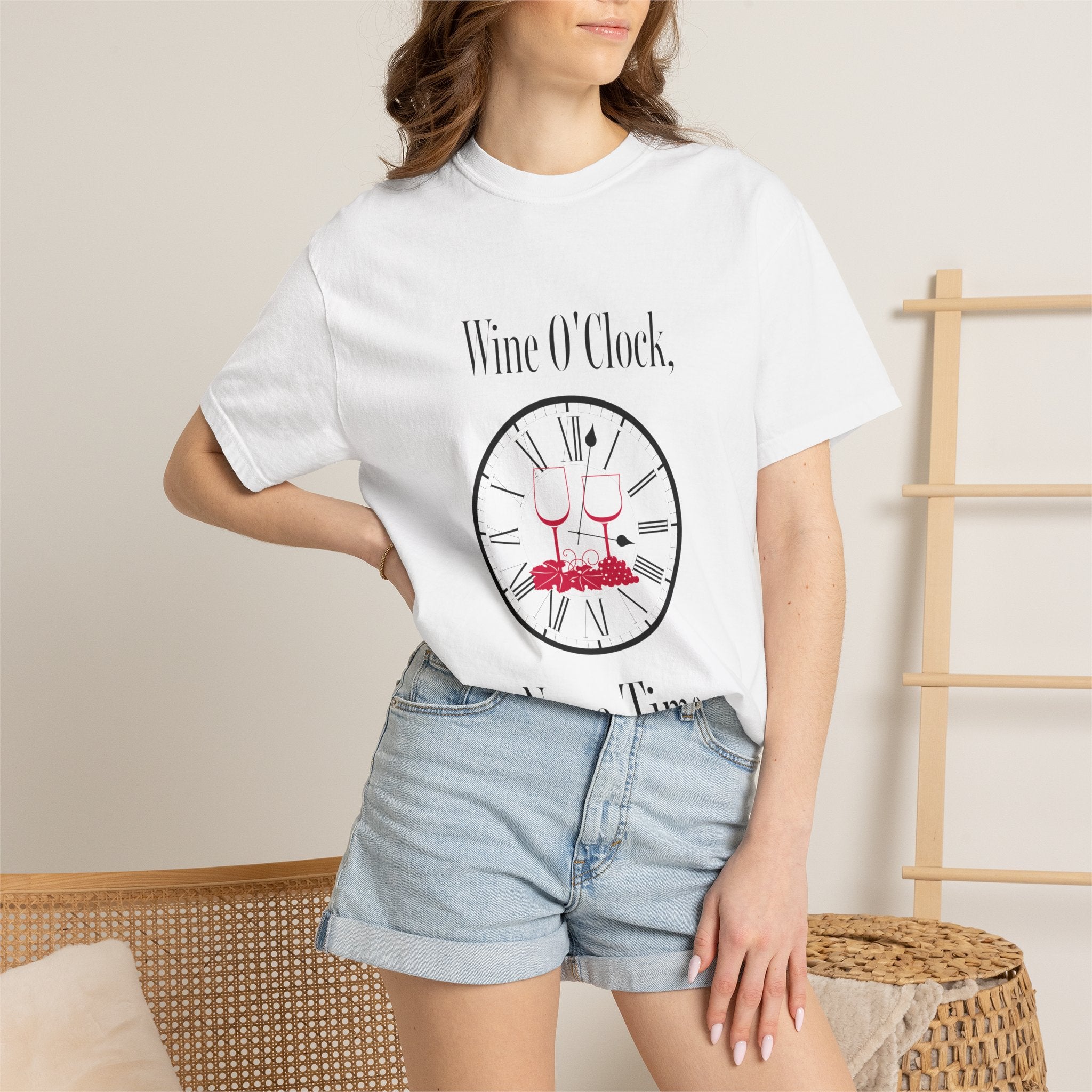 Wine O'Clock Nana T-Shirt — Funny Grandma Wine Tee