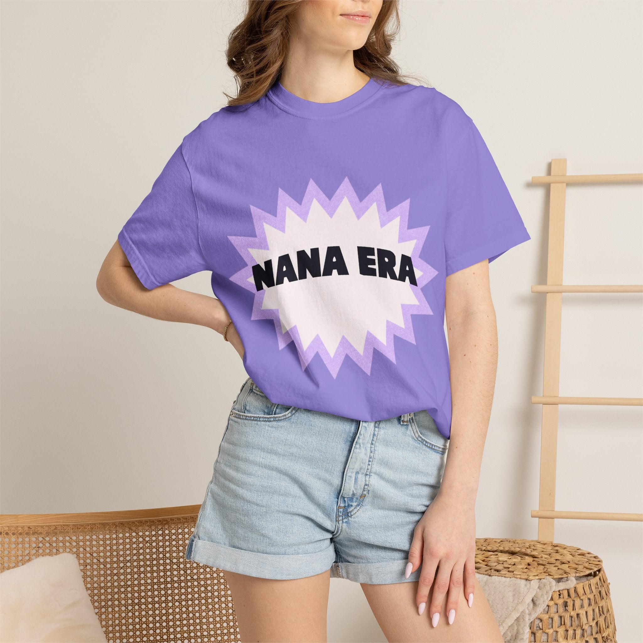 Nana Era Graphic T-Shirt — Retro Burst Grandma Tee