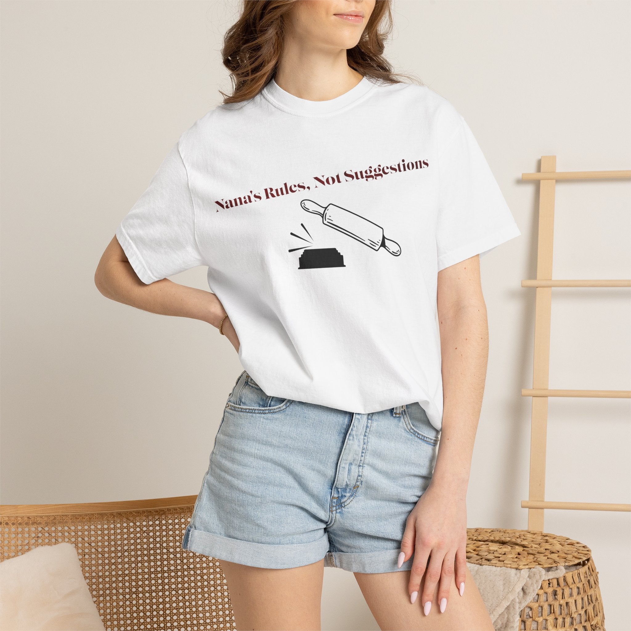 Nana's Kitchen Rules T-Shirt — Funny Baking Grandma Tee